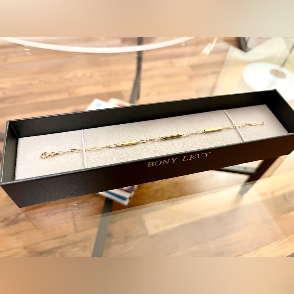 Genuine 14K Solid Gold Chain Bracelet